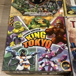 Castle Panic and King Of Tokyo Board Games 