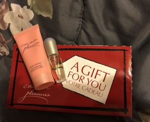 New “Pleasures” by Estée Lauder perfume & body lotion