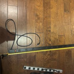 4ft Outlet Metal Power Strip