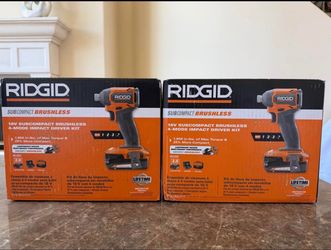 NEW RIDGID 18V SubCompact Brushless Impact Driver Kit