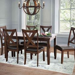 7 Piece Wood Dining Set