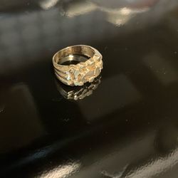 10k Gold Nugget Ring 