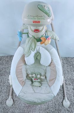 FREE DELIVERY! Fisher-Price Nature's Touch Cradle 'n Swing with Smart Swing Technology