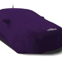 Coverking Custom Fit Exterior Car Cover Designed for Select Chevrolet Camaro Model Vehicles: Satin Stretch Fabric, Purple
