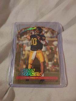 2000 Ultra Tom Brady Gold Medallion Edition RC