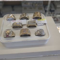 14k 10k Gold Rings Different Gram And Size And Price Layaway Available 10% Down If You Interested Please Ask Maribel Thank You 