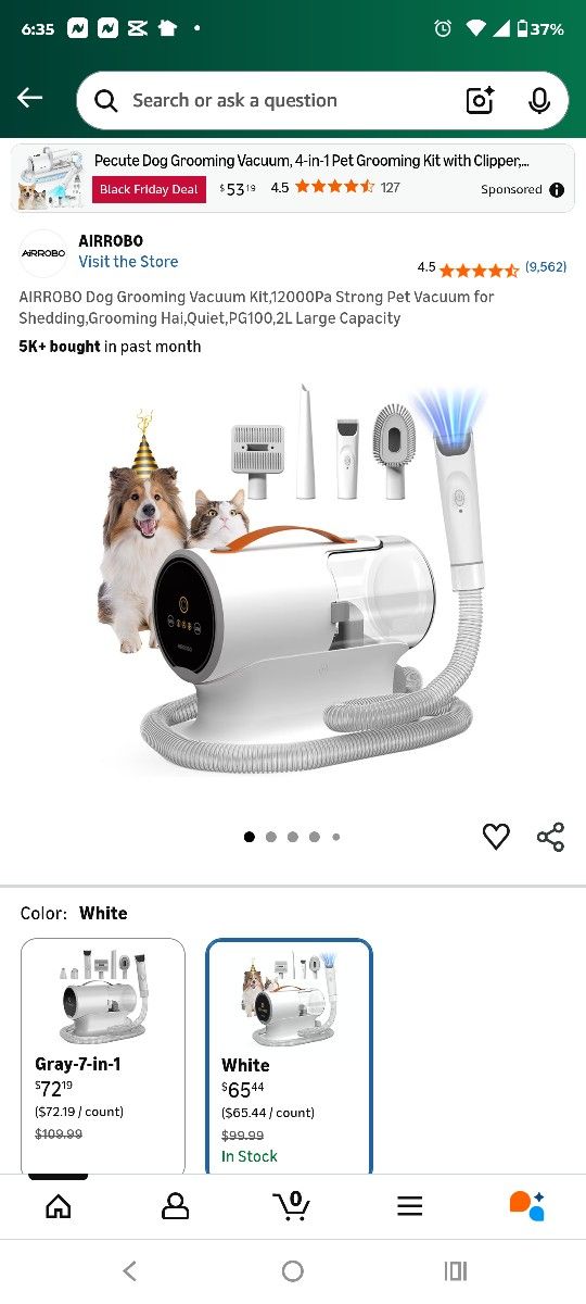 AirRobo Pet Vacuum Cleaner 