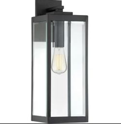 Quoizel WVR8407 Black Westover Single Light 20"H Outdoor Wall Sconce