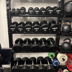 Rep Fitness x GP Urethane Dumbbells 