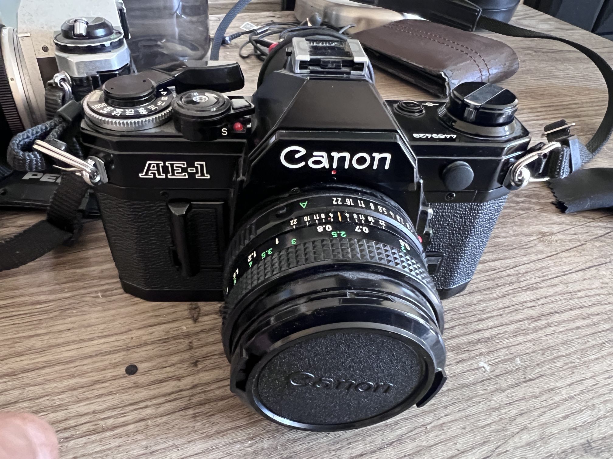 Canon AE-1 Project Black 35mm Camera