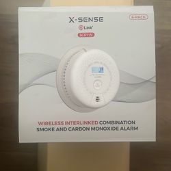 6 Packs, 2 in 1,Smoke Carbon Monoxide Detector,Carbon Monoxide Detectors/Smoke