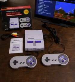 🎮 821-Game Retro Mini Console + 2 Controllers