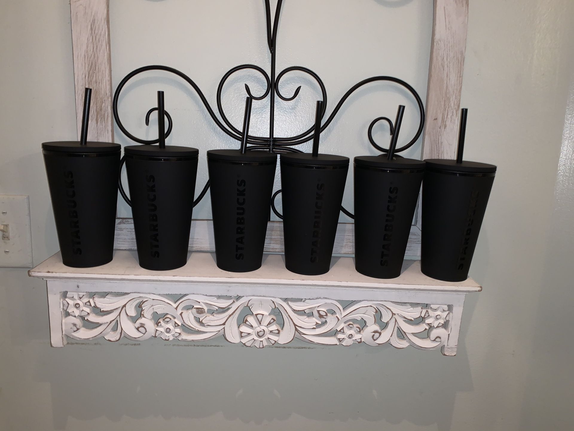Starbucks tumblers black