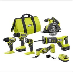 Ryobi 6 Tool Combo Kit 
