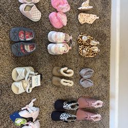 Girl Baby bundle toys, bows and shoes