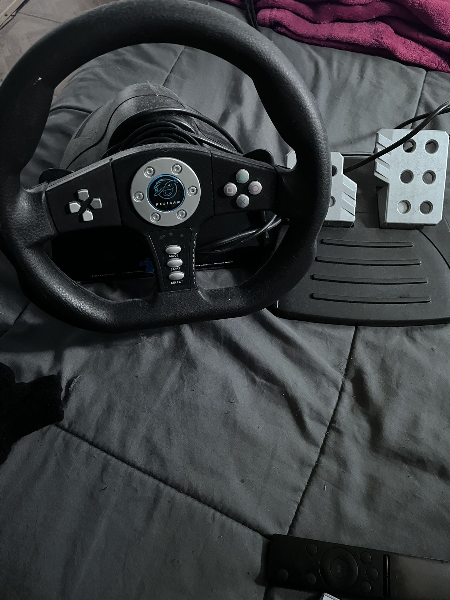 Ps2 Steering Wheel Set 