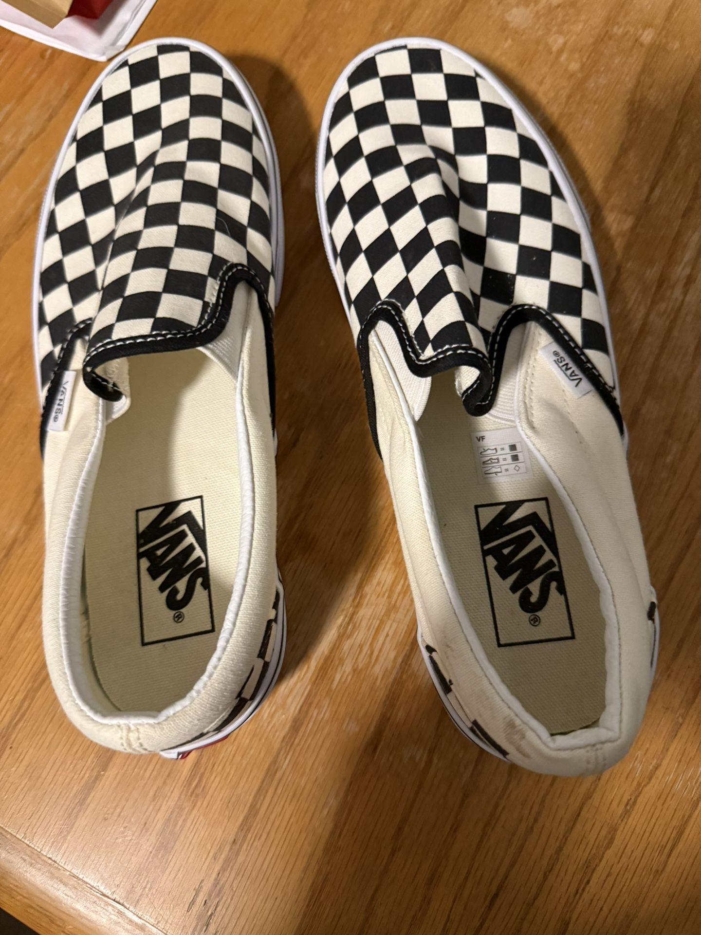 Brand New Vans, Checkered, Size W9, M7.5