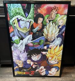 Dragon Ball Z Anime Poster Frame 25 X 37