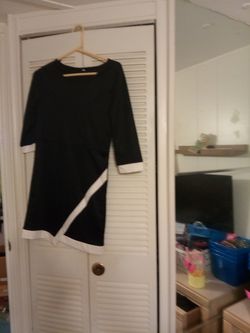 Cute black and white dress