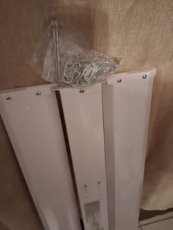 White Vertical Blind Slats with Hooks