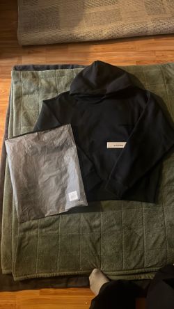 Black Essentials Hoodie
