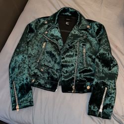 Velvet Leather Jacket