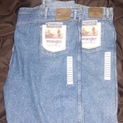 Two New Pairs of Wrangler Jeans
