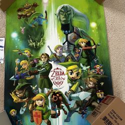 Smash Brothers + Zelda Posters Club Nintendo 