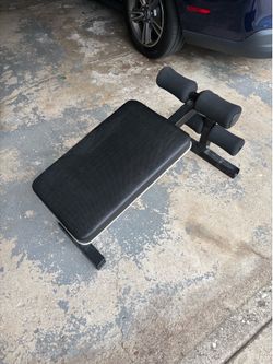 Free inclined sit-up bench