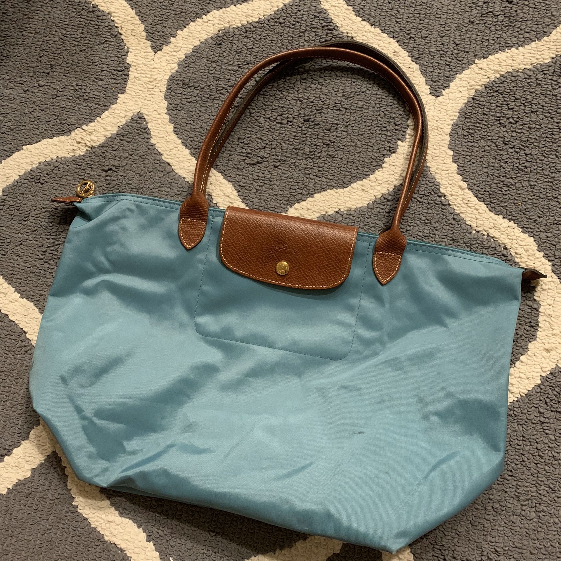 Longchamp Large tote bag purse teal