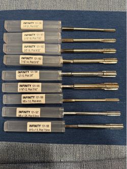 Infinity Tools Wood Tap Set (9 Bits)