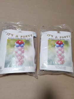 2 BALLOON PILLAR BUILDER. PARTY. used / $10 / 2 BASES P/HACER TORRE D GLOBOS . FIESTA/ NELLIS BLVD AND CHEYENNE AVE.