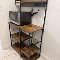 Move Out Sale - Microwave and Kitchenette Rack