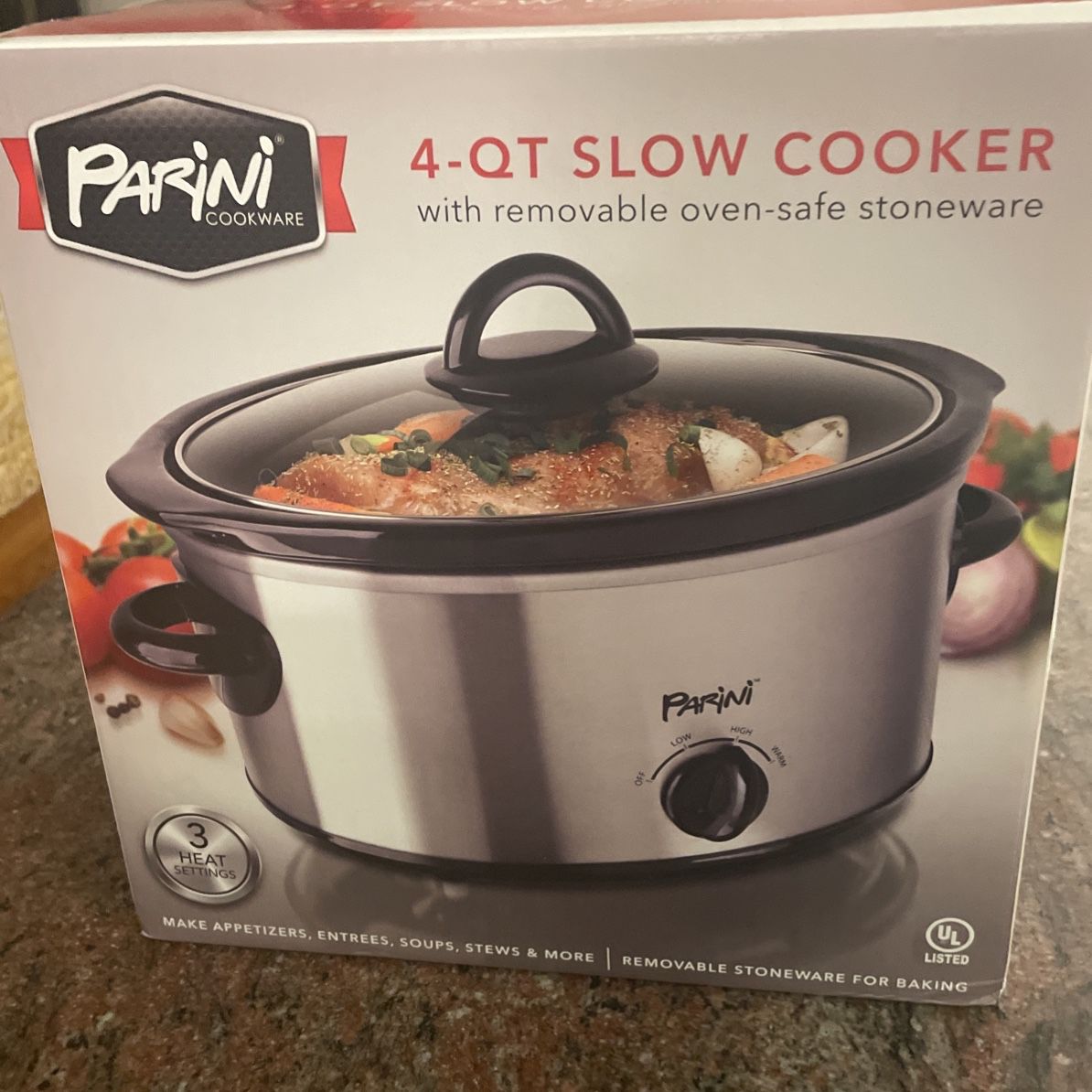 PARINI COOKWARE 4 QT SLOW COOKER for Sale in New York, NY - OfferUp