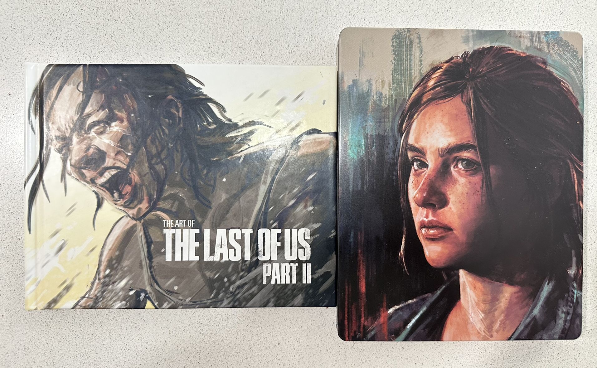 The Last Of Us Part II PS4 Steel Book With Art Book.