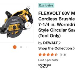 Dewalt Worm Drive Skil Saw