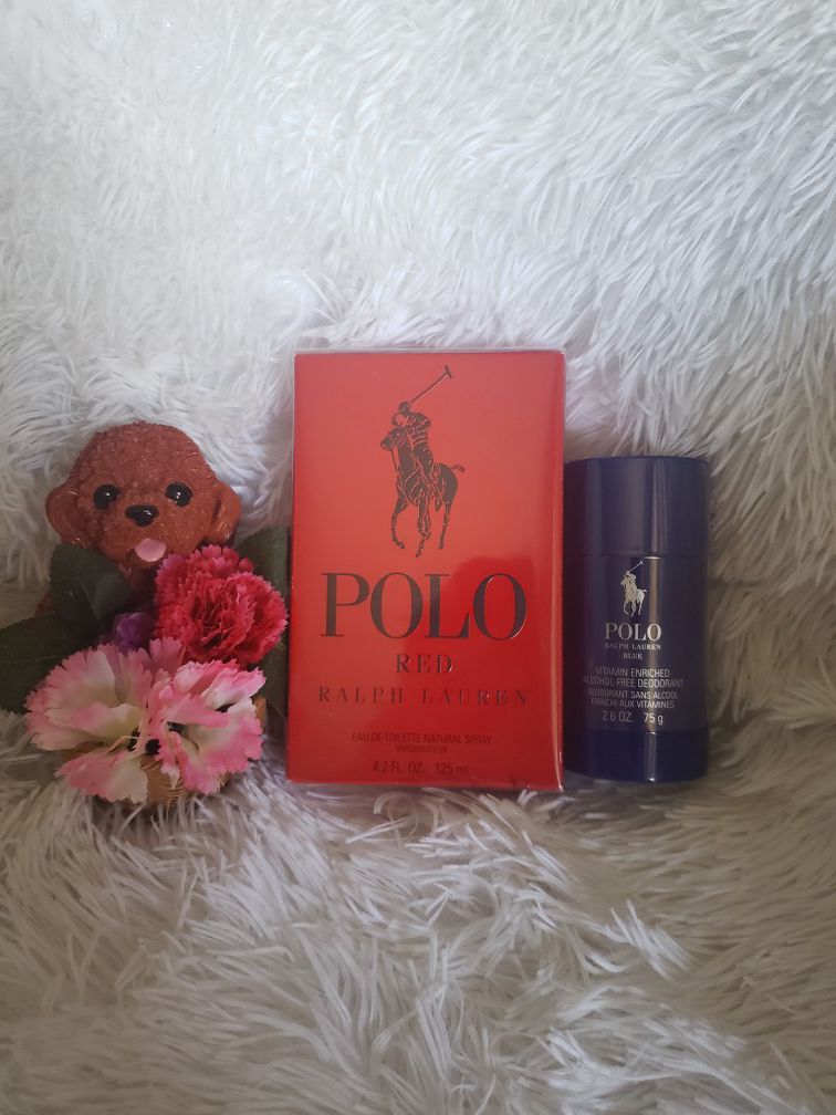 Polo Red with FREE Polo Blue deodorant!!!