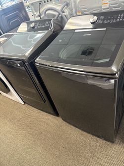 SAMSUNG WASHER AND DRYER TOP POAD SET ON SALE|WARRANTY