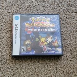 Pokemon Mystery Dungeon Explorer Of Darkness