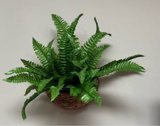 Hanging Basket with Artificial Plant just $7