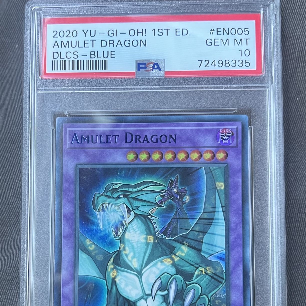 amulet dragon yugioh card Dragons of Legend DRLG-EN003 1st Edition Secret R Oh trading and collectible card game (TCG/CCG) Yugioh Tcg Amulet Dragon Blue