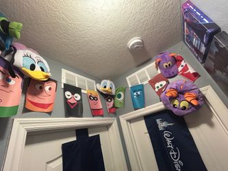 Disney parks hat set of 4 hats.