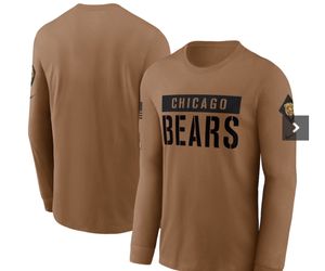 Nike Chicago Bears 2023 Salute to Service Long Sleeve Adult Large