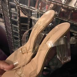 Fashion Nova Heels Clear 