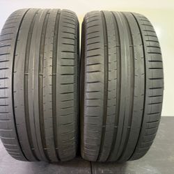 V465  255 35 20 97Y  Pirelli Pzero  2 Used Tires 70% Life 