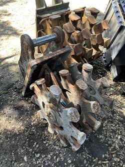 80mm Pin Excavator Compaction Wheel