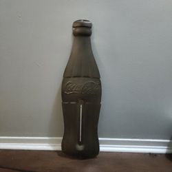 Vintage Brass Coca-cola Thermometer 