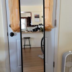 Black Ikea Full Length Standing/ Hanging Mirror