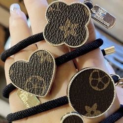 Designer Elastic Hair Ties