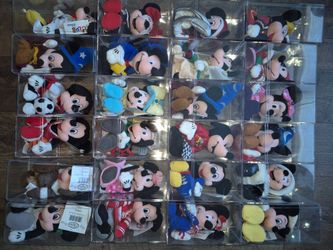 Disney Mickey Mouse Bean Bag Plush Collection Lot
